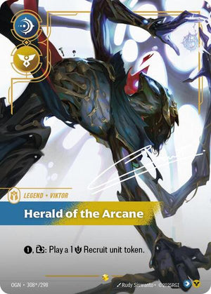 Riftbound - Origins - Viktor, Herald of the Arcane - 308*/298 - Signature - Showcase