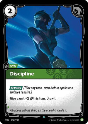 Riftbound - Origins - Discipline - 058/298 - Uncommon
