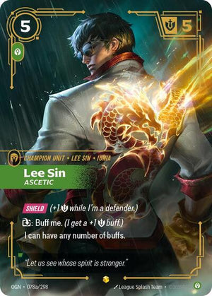 Riftbound - Origins - Lee Sin, Ascetic - 078a/298 - Alternate Art - Showcase
