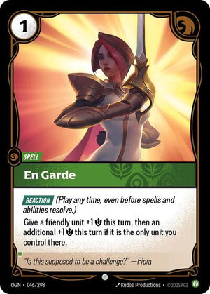 Riftbound - Origins - En Garde - 046/298 - Common