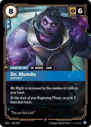 Riftbound - Origins - Dr. Mundo, Expert - 109/298 - Rare