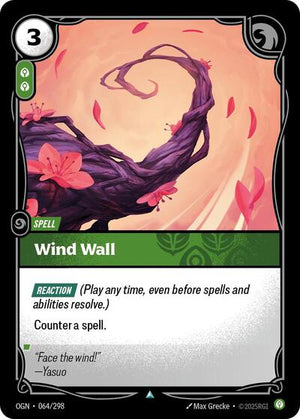Riftbound - Origins - Wind Wall - 064/298 - Uncommon
