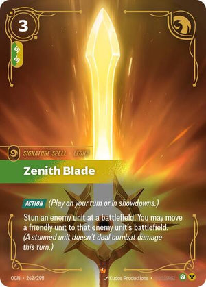 Riftbound - Origins - Zenith Blade - 262/298 - Epic