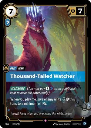 Riftbound - Origins - Thousand-Tailed Watcher - 116/298 - Rare