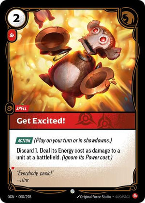 Riftbound - Origins - Get Excited! - 008/298 - Common