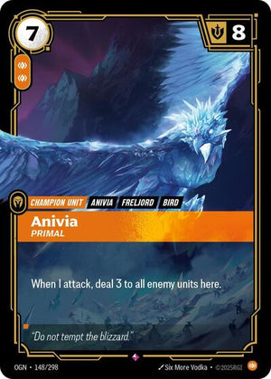 Riftbound - Origins - Anivia, Primal - 148/298 - Rare