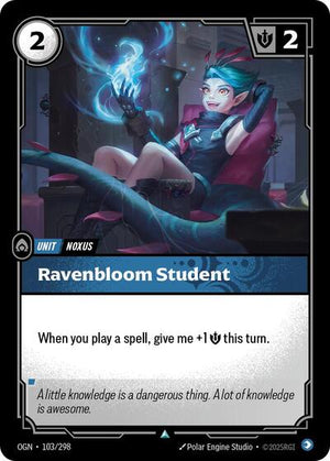 Riftbound - Origins - Ravenbloom Student - 103/298 - Uncommon