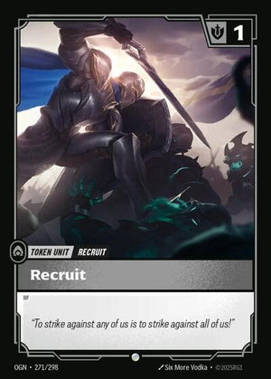 Riftbound - Origins - Recruit (271) // Buff - 271/298 - Common