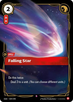Riftbound - Origins - Falling Star - 029/298 - Rare