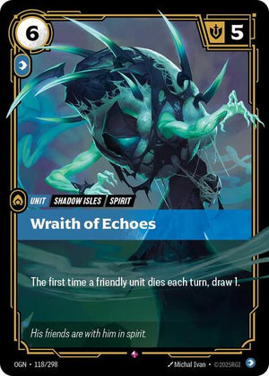 Riftbound - Origins - Wraith of Echoes - 118/298 - Rare