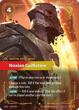Riftbound - Origins - Noxian Guillotine - 254/298 - Epic