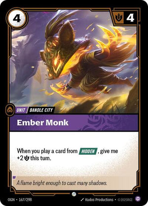 Riftbound - Origins - Ember Monk - 167/298 - Common