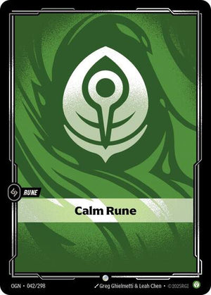 Riftbound - Origins - Calm Rune - 042/298 - Common
