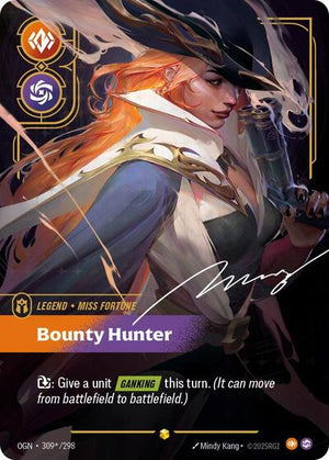 Riftbound - Origins - Miss Fortune, Bounty Hunter - 309*/298 - Signature - Showcase