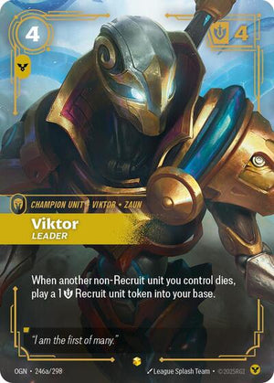 Riftbound - Origins - Viktor, Leader - 246a/298 - Alternate Art - Showcase