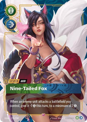 Riftbound - Origins - Ahri, Nine-Tailed Fox - 255/298 - Rare