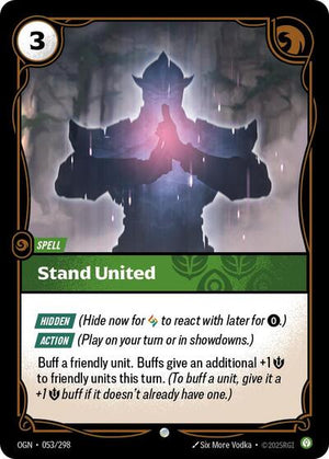 Riftbound - Origins - Stand United - 053/298 - Common