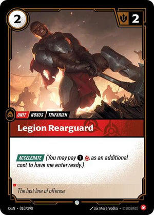 Riftbound - Origins - Legion Rearguard - 010/298 - Common