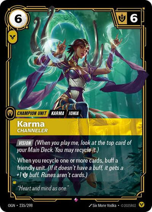 Riftbound - Origins - Karma, Channeler - 235/298 - Rare
