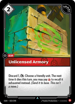 Riftbound - Origins - Unlicensed Armory - 023/298 - Uncommon