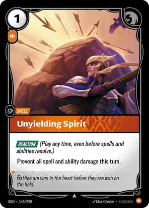 Riftbound - Origins - Unyielding Spirit - 145/298 - Uncommon