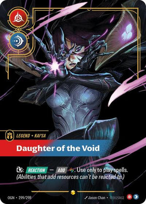 Riftbound - Origins - Kai'Sa, Daughter of the Void (Overnumbered) - 299/298 - Showcase