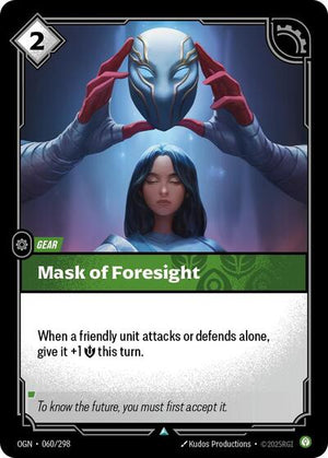 Riftbound - Origins - Mask of Foresight - 060/298 - Uncommon