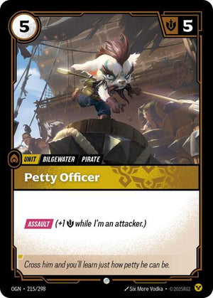Riftbound - Origins - Petty Officer - 215/298 - Common