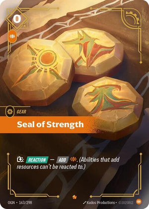 Riftbound - Origins - Seal of Strength - 163/298 - Epic