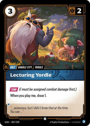 Riftbound - Origins - Lecturing Yordle - 087/298 - Common