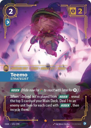 Riftbound - Origins - Teemo, Strategist - 121/298 - Epic