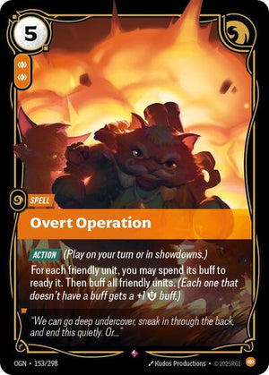 Riftbound - Origins - Overt Operation - 153/298 - Rare