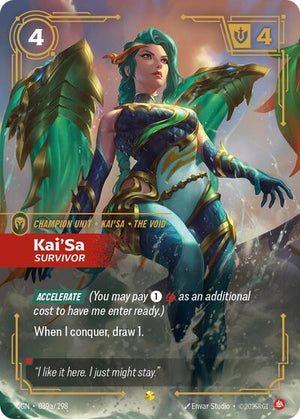 Riftbound - Origins - Kai'Sa, Survivor - 039a/298 - Alternate Art - Showcase