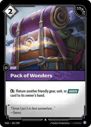 Riftbound - Origins - Pack of Wonders - 181/298 - Uncommon