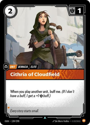 Riftbound - Origins - Cithria of Cloudfield - 139/298 - Uncommon