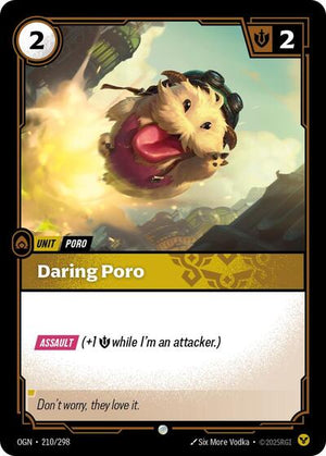 Riftbound - Origins - Daring Poro - 210/298 - Common