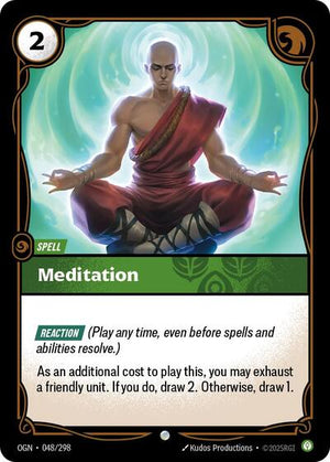 Riftbound - Origins - Meditation - 048/298 - Common