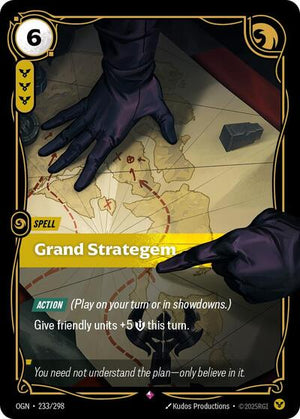 Riftbound - Origins - Grand Strategem - 233/298 - Rare