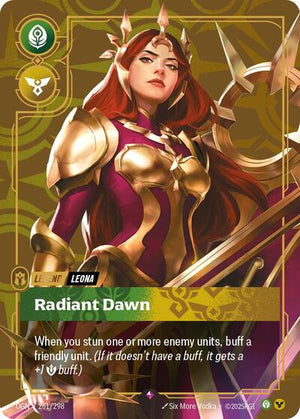 Riftbound - Origins - Leona, Radiant Dawn - 261/298 - Rare