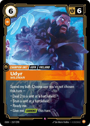 Riftbound - Origins - Udyr, Wildman - 157/298 - Rare