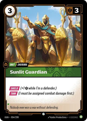 Riftbound - Origins - Sunlit Guardian - 054/298 - Common