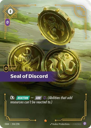 Riftbound - Origins - Seal of Discord - 204/298 - Epic