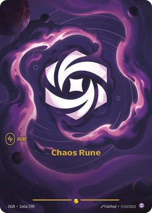 Riftbound - Origins - Chaos Rune - 166a/298 - Alternate Art - Showcase