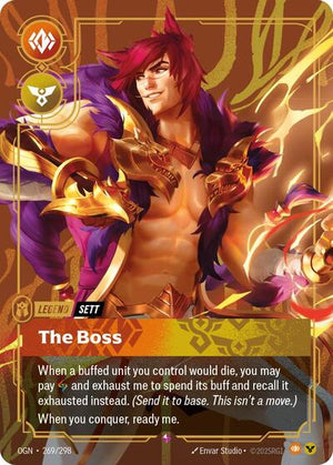 Riftbound - Origins - Sett, The Boss - 269/298 - Rare