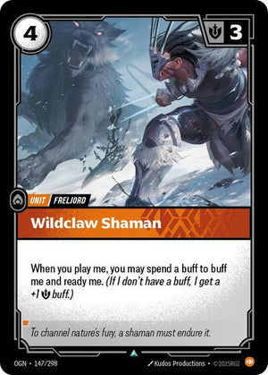 Riftbound - Origins - Wildclaw Shaman - 147/298 - Uncommon