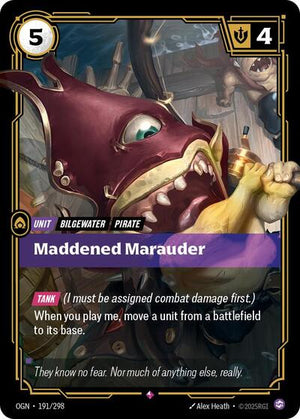 Riftbound - Origins - Maddened Marauder - 191/298 - Rare