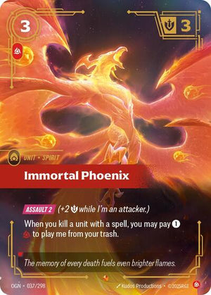 Riftbound - Origins - Immortal Phoenix - 037/298 - Epic