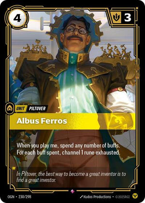 Riftbound - Origins - Albus Ferros - 230/298 - Rare
