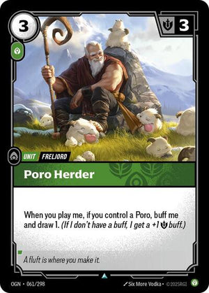 Riftbound - Origins - Poro Herder - 061/298 - Uncommon