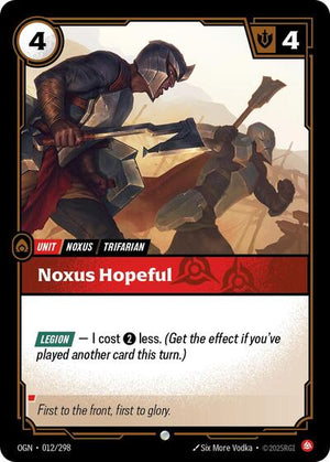 Riftbound - Origins - Noxus Hopeful - 012/298 - Common
